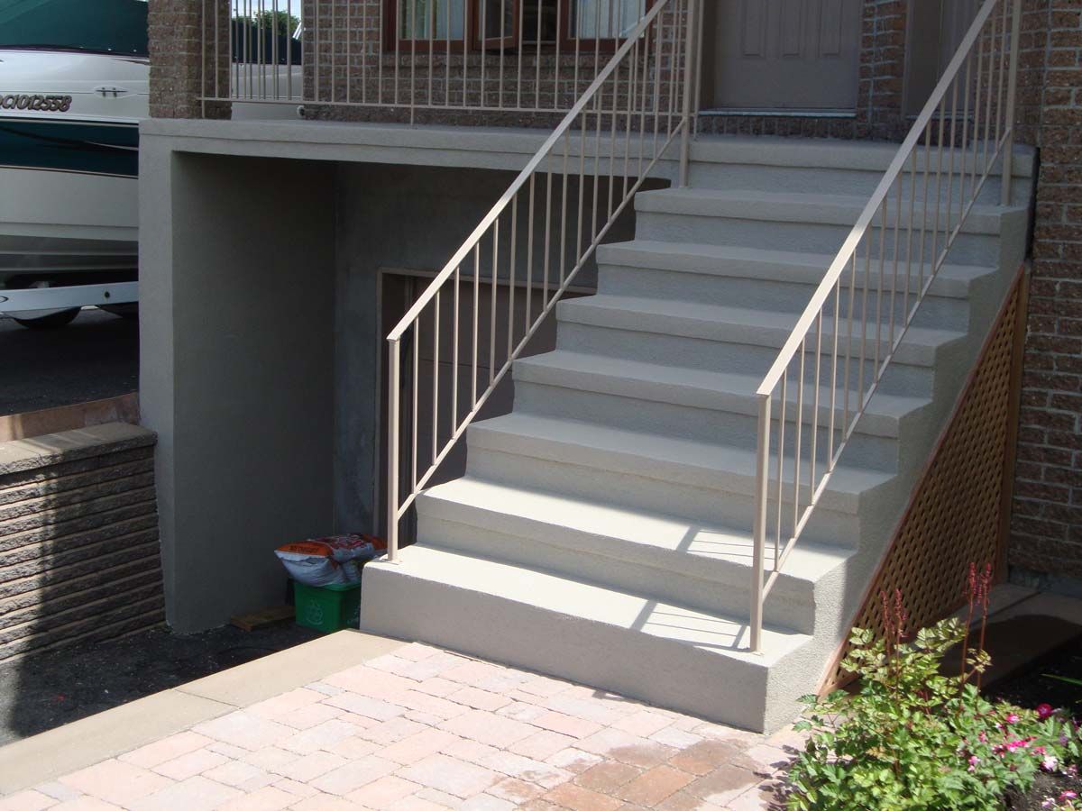 Réparation et resurfaçage | Escalier de béton